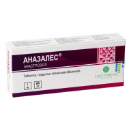 Аназалес табл. п.п.о. 1мг бл. N28 Synthon Hispania S.L.